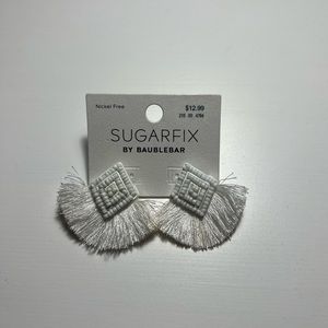BaubleBar White Earrings